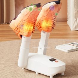 Dryers Portable Intelligent Shoes Dryer Machine Foldable Electric Dryers Heater UV Deodorization Drying Dehumidifier Home Foot Warmer