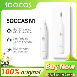 Trimmers Soocas N1 waterproof Nose Hair Trimmer Eyebrow Clipper Sharp Blade Cordless Nasal Cleaner