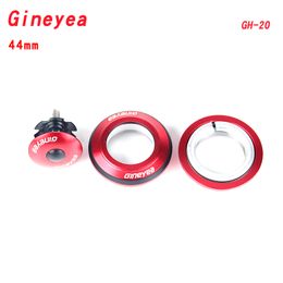 Gineyea 44mm bicycle aluminium alloy bearing bowl set cone tube front fork straight head tube frame semi-hidden Headset