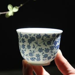 TANGPIN blue-and-white ceramic teacup porcelain tea cup household chinese kung fu cup 150ml