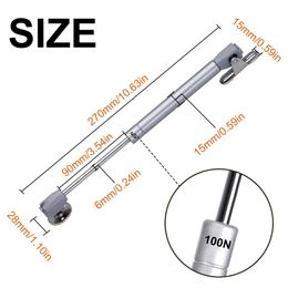 2pcs Gas Struts Furniture Gas Spring 40N Valve Damper For Flap Cabinet Door Shock Absorber Cabinet Soft Closing Flap Spring