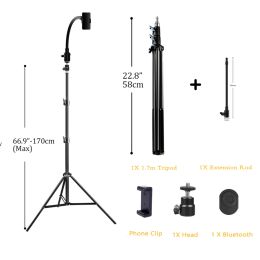 Tripods SH 280mm Adjustable Metal Hose Light Stand With 1/4 Screw To Free Arm Photography Light Stand Accessories