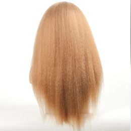 Long Wig Kinky Straight Synthetic Hair for Women Afro Synthetic Straight Hair Wig Blonde Black Ginger White Red Wigs