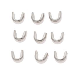 New 260Pcs 3# Metal Zipper UP Stopper U Shaped Opening Handmade Craft Clothes Pants Diy Sewing Zipper Accessories