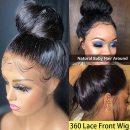 360 Full Lace Frontal Wig Human Hair Pre Plucked Wigs Brazilian Hair Wigs For Women 30 32 Inch 13x4 Hd Body Wave Lace Front Wig