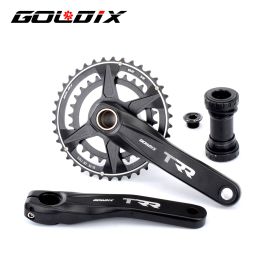 GOLDIX crankset 170mm with chainring 30T 32T 34T 36T 38T 38-28Tbottom bracket for SRAM XO1 X1 GX XO X9 Bicycle chain wheel