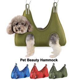 Pet Dog Hammocks Grooming Helper Restraint Bag For Cutting Clip Nails And Drying Hair Bathing Bag Home Puppy Cat Dog Accessories