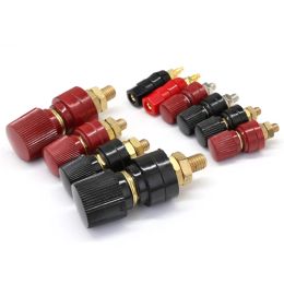 Wire Binding Post Thread Screw M5 M6 M8 M10 Lithium Battery Weld Inverter Clamps Power Supply Connect Terminal Splice Black Red