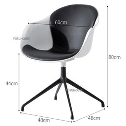 Modern Simple Armchair Office Furniture Creative Designer Study Learn Swivel Chair Nordic Home Back Office Computer Chair