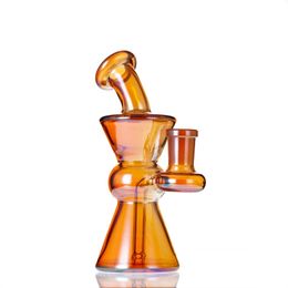 Small portable thickened glass hookah pot, pipe, and smoking set, popular and easy to carry 6 inches