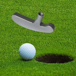 Golf Putter Head Double-sided Anti-slip Zinc Alloy Golf Club Head Practise Training Tool for Beginner