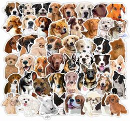 50pcsLot Cute Dogs Stickers Waterproof NoDuplicate Stickers Guitar Bicycle Suitcase Water Bottle Helmet Car Decals Kids Gifts To6444116