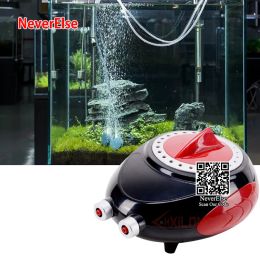 Super Quiet Aquarium Air Pump Fish Tank Air Compressor Double/Four Outlet Adjustable External Increasing Oxygen Pump Accessories