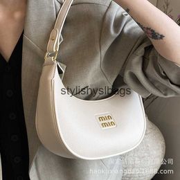 Shoulder Bags Evening High end and niche bag for women in 2024 new fashionable trendy single shoulder crossbody spring foreign style versatile underarm H240410