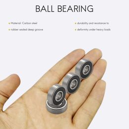 20 Pack 608-2RS Ball Bearing - Double Rubber Sealed Miniature Deep Groove Ball Bearings For Skateboards, Inline Skates, Scooters