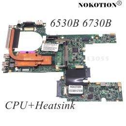 Motherboard 486248001 For HP 6730B 6530B Laptop Motherboard With heatsink+CPU Instead Of 488194001 For HP 6735B 6535B Motherboard