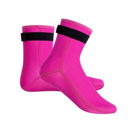 3mm Neoprene Socks - Glued & Stitched Anti-Slip Wetsuit Swim Socks Diving Booties for Beach Water Sports Kids Youth Adult