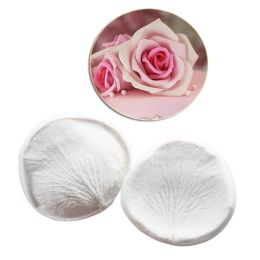 Large Rose Flower Veiners Silicone Moulds Fondant Sugarcraft Gumpaste Resin Clay Water Paper Cake Decorating Tools M2302