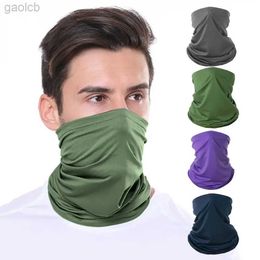 Fashion Face Masks Neck Gaiter Silk Scarf Unisex Scarf Outdoor Sports Bicycle Headband Bike Cycling Neck Tube Warmer Riding Bandanas Face Mask 240410