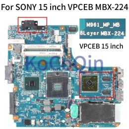 Motherboard M960 M961 For SONY 15inch VPCEB 14inch VPCEA MBX224 Notebook Mainboard A1780052A A1794334A A1771571A HM55 Laptop Motherboard