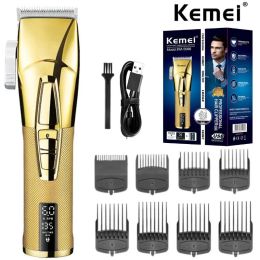 Trimmers Kemei KM5096 7000RPM Electric Hair Clippers Extremely Fine Hair Cutting Machine Barbers Precision Cordless Fade hair trimmer