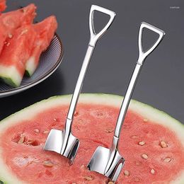 Tea Scoops 4/2pcs Stainless Steel Shovel Spoon Creative Coffee Spoons Ice Cream Dessert Teaspoon Kitchen Tableware Cutlery Set Gift