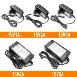 Universal Power Supply Adapter,5.5mm*2.5mm interface,Output volt 15V,Current 1A 2A 3A 4A 5A,US or EU Plug,Power Adapter Charger