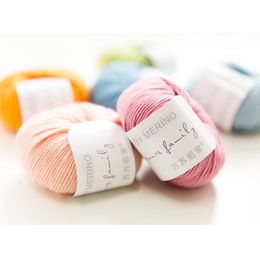 30g/ball Worsted Extrafine 4 ply Merino Wool Yarn Baby Yarn for Hand Knitting Crochet Scarf Hat Sweater Weave Thread FZ348