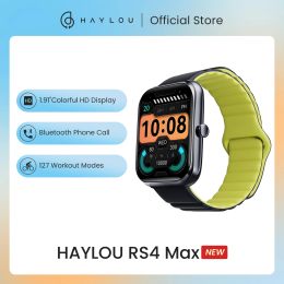 Watches HAYLOU RS4 Max Smart Watch BT5.3 Bluetooth Phone Calls Smartwatch 1.91" HD Display 127 Sports Modes 9 Days Battery Watch for Men