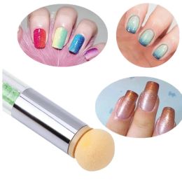 NOQ Professional Sponge Double-ended Acrylic Nail Art Brush Picking Dotting Gradient Nail Pen For Manicure Tools Painting Pen