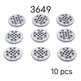 Small particle blocks gear crown rack 3649 3743 3648 accessories puzzle toys