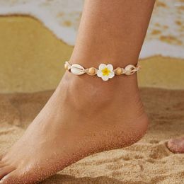 Anklets Fashion Bohemia Shell Flower Anklet For Women Charms Foot Chain Summer Beach Party Ankle Bracelet Barefoot Leg Jewelry