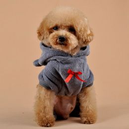 Autumn Winter Pet Dog Costume Warm Love Cubs Dog Clothes Puppy Jacket Coat Soft Fluff Puppy Sweater For Pet Christmas Clothes