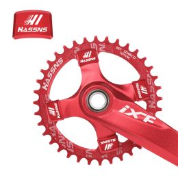 HASSNS Mtb Chainring Bolts Bicycle Sprocket Square Screw Rotor Crankset Candle Pe Bolt Crown Mountain Bike Dishes Screw Cycling