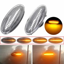 Dynamic LED Turn Signal Light Mirror Indicator Blinker 26160-8990A For Nissan NV200 NV400 NP300 Leaf Juke QashqaiSide