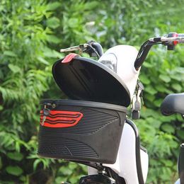 Bicycle Front Handlebar Storage Saddle Bag Mountain BikeBasket Mountain Bike Plastic Electric Basket Hanging Bike Accesories