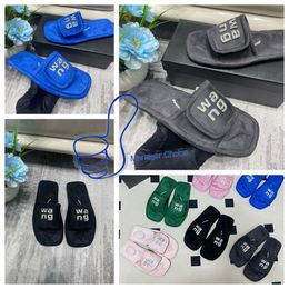 2024 Top Quality Luxury Slippers New Style Designer Sandals Womens material rhinestone tape GAI party Soft Room Slip-On Size 35-42 Free shipping