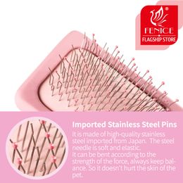 Fenice Puppy Cat Comb Hair Brush Wood Pet Grooming Supplies for Small Persian Cat Brushes Products for Animals