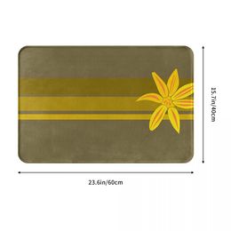 Wildflower Anti-Slip Doormat Bath Mat Arnica Lines Utah Wildflower Hallway Carpet Entrance Door Rug Bedroom Decor