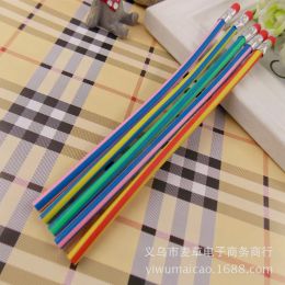 18CM Rainbow Colour Folding Constant Soft Pencil Writing Constant Pencil Bend Novelty Product Creative Magical Student Stationery