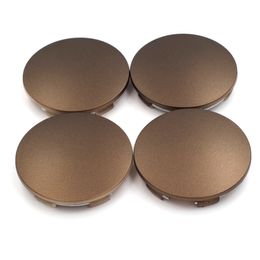 4pcs 65mm Car Wheel Center Cover For Racing Rim Cap RTE37 17"&18" RE30 CE28n 18 Hubcap Auto Accessories Flat Type Brown Silver
