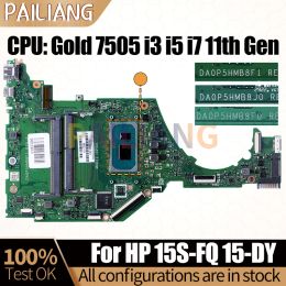 Motherboard For HP 15SFQ 15DY Notebook Mainboard Laptop DA0P5HMB8F0 DA0P5HMB8J0 M16463601 Gold 7505 i3i5 i7 11th Motherboard Full Tested