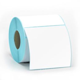 5XThermal Label Sticker Paper Supermarket Price Blank Barcode Label Direct Print Waterproof Print Supplies 800pcs/Roll Adhesive
