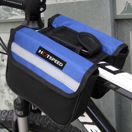 MTB Bag Pack Bicycle Accessories Bicycle Bag Front Tube Rainproof Bike Pouch Phone Case MTB Cycling Accessories