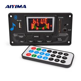 Amplifier AIYIMA Bluetoothcompatible Multi Function MP3 Lossless APE Decoder Board APP EQ FM Spectrum Display For Amplifiers Home Theater