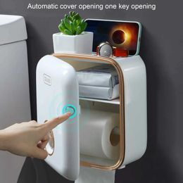9OHE Toilet Paper Holders Nordic Style Toilet Paper Container Holder Tissue Box Wall Mounted Bathroom Organizer Paper Towel Dispenser Roll Paper Shelf 240410