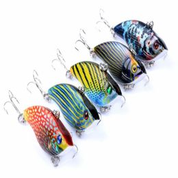 New Shallow Sink Swimming VIB Fishing bait 5 5cm 9g 5Colors ABS Plastic Painted vibration lures302A