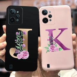 For Realme C31 Case RMX3501 Cute Couple Letters Cover Soft Silicone Case For Oppo Realme C31 C 31 RealmeC31 Fundas Coque Housing