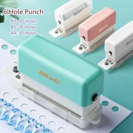 Punch Multifunction 6 Hole Punching Machine For A520,B526,A430 Hole Punch Paper Punchers For Office Binding