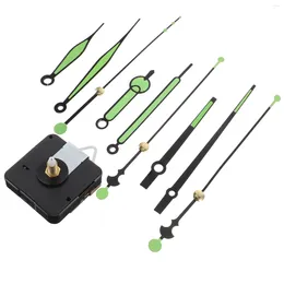 Clocks Accessories Clock Kit Glow In The Dark Hands Replacement Mechanism Works Long Shaft Making Operated Motor Wall